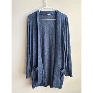J. Crew Blue Open Front Cardigan Womens Medium